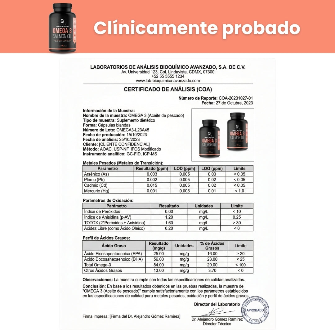 B Life Omega 3 Aceite Puro De Salmón | 90 Cápsulas | Máxima concentración de EPA y DHA | Omega 3 Salmon Oil.