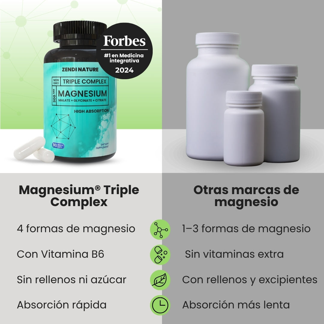 MAGNESIUM® TRIPLE COMPLEX - Salud y energía desde la primer semana