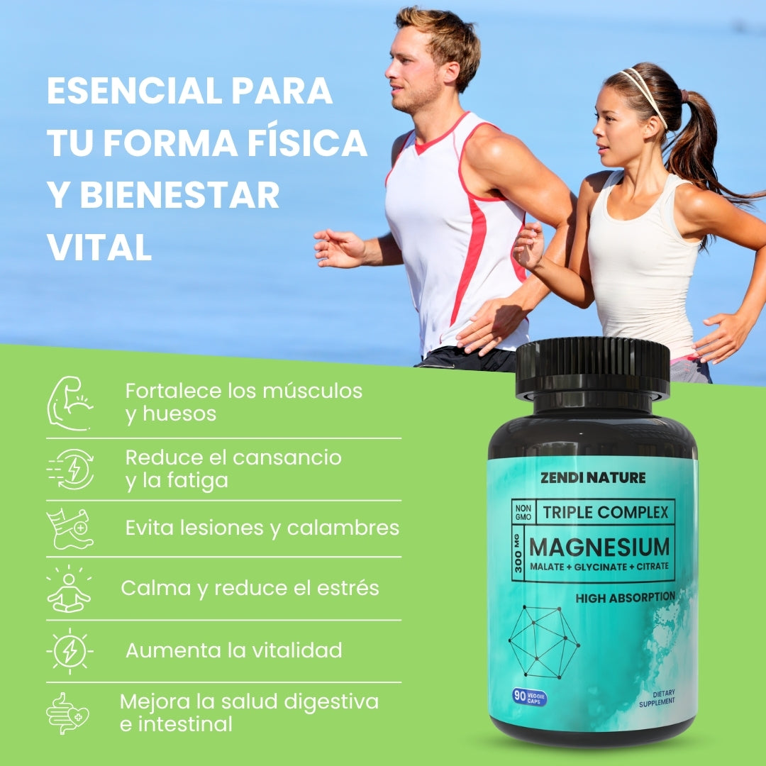MAGNESIUM® TRIPLE COMPLEX - Salud y energía desde la primer semana