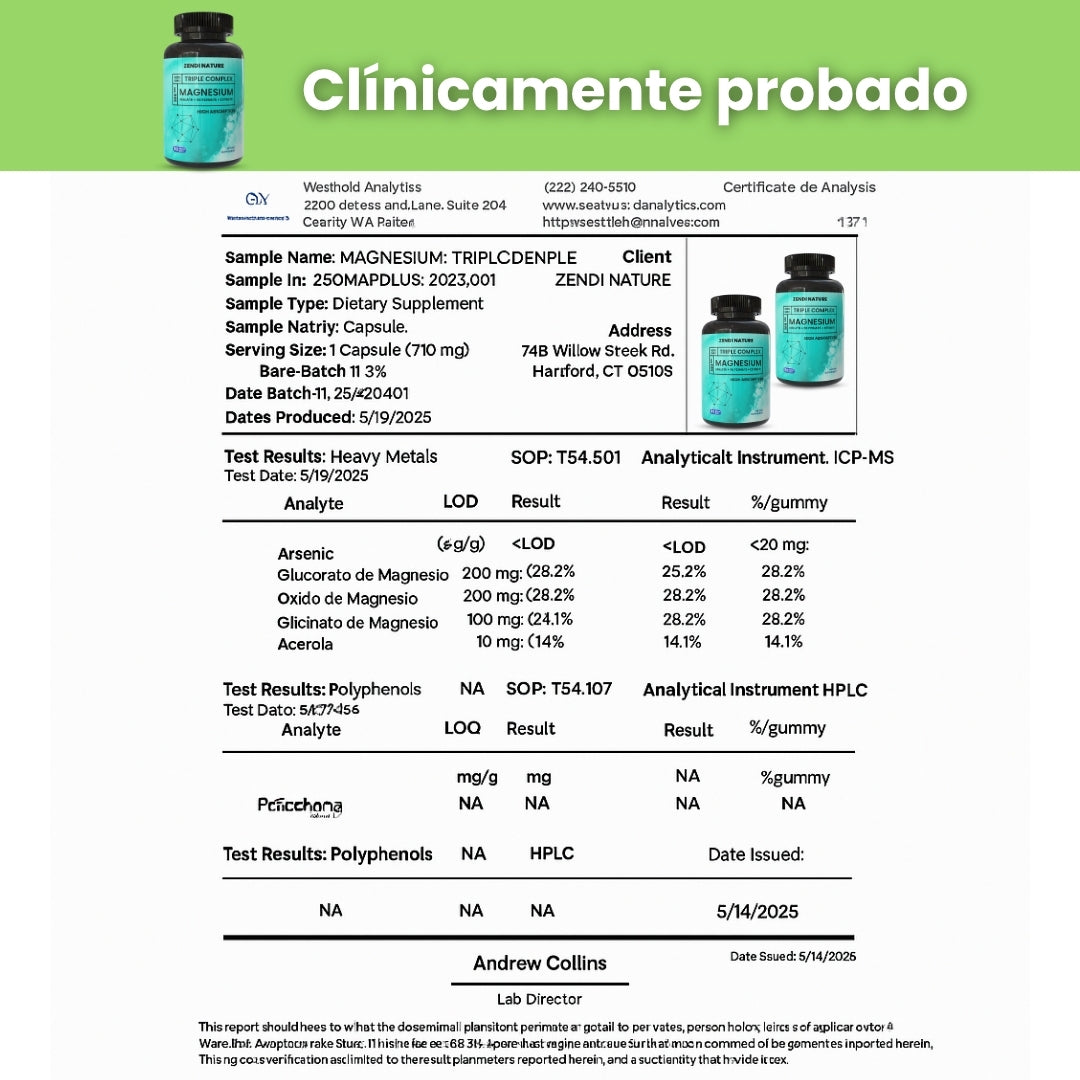 MAGNESIUM® TRIPLE COMPLEX - Salud y energía desde la primer semana
