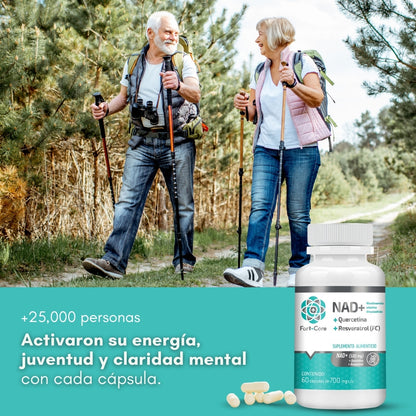 NAD+ QUERCETINA Y RESVERATROL | Restaura tu energía celular, detén el envejecimiento y recupera la vitalidad de tus 30s