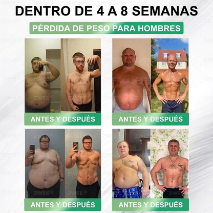 Tienda Oficial | ZWEEN® GLP-1 Oral 💊 12-en-1 Formula Avanzada 🇲🇽 (Solo 1 al día, cambios visibles en 7 días) 👨‍⚕️ Control de apetito, metabolismo, grasa corporal, apnea del sueño, problemas articulares y más 💝