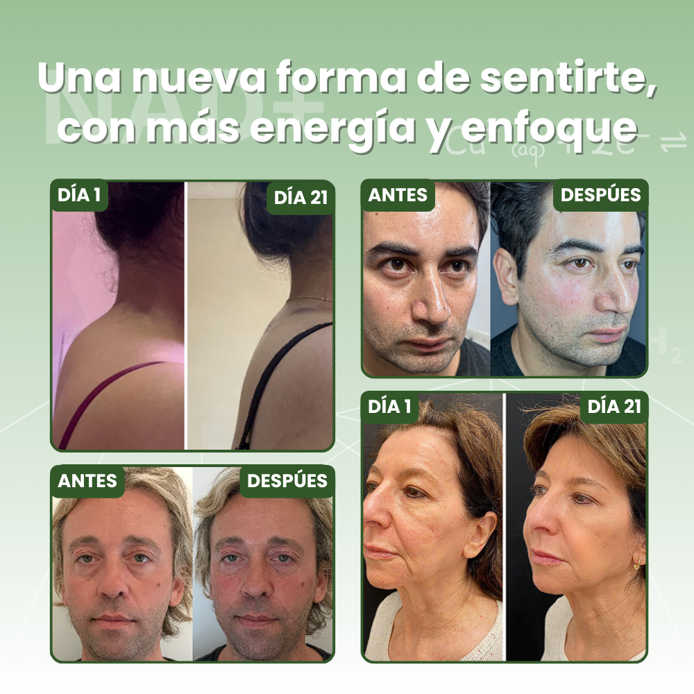 Tienda Oficial | 𝙉𝘼𝘿+® 𝙍𝙚𝙨𝙫𝙚𝙧𝙖𝙩𝙧𝙤𝙡 × 𝙌𝙪𝙚𝙧𝙘𝙚𝙩𝙞𝙣𝙖 𝟯-𝗲𝗻-𝟭 𝘼𝙙𝙫𝙖𝙣𝙘𝙚𝙙 𝘾𝙚𝙡𝙡 𝗦𝘂𝗽𝗽𝗼𝗿𝘁👨‍⚕️ Para metabolismo lento, estrés oxidativo, fatiga, envejecimiento celular y bajo rendimiento