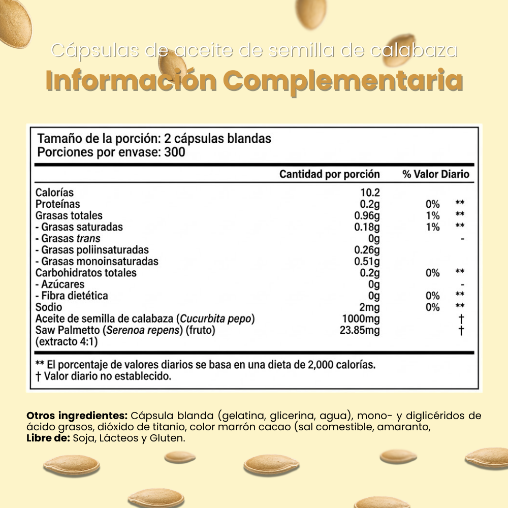 Tienda Oficial | VIVONU® Fórmula Masculina Avanzada · Semilla de Calabaza + Palmito  (Apoyo diario, cambios en 21 días) 👨‍⚕️ Para hombres con interrupciones nocturnas, molestias urinarias y bajo descanso