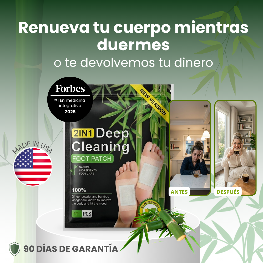 Tienda Oficial | Parches de Descanso Profundo para Pies × Tecnología Natural Activa  (Úsalos cada noche, siente tu cuerpo más ligero en días) 🌙 Ideal para cansancio, pesadez en pies y dificultad para desconectar