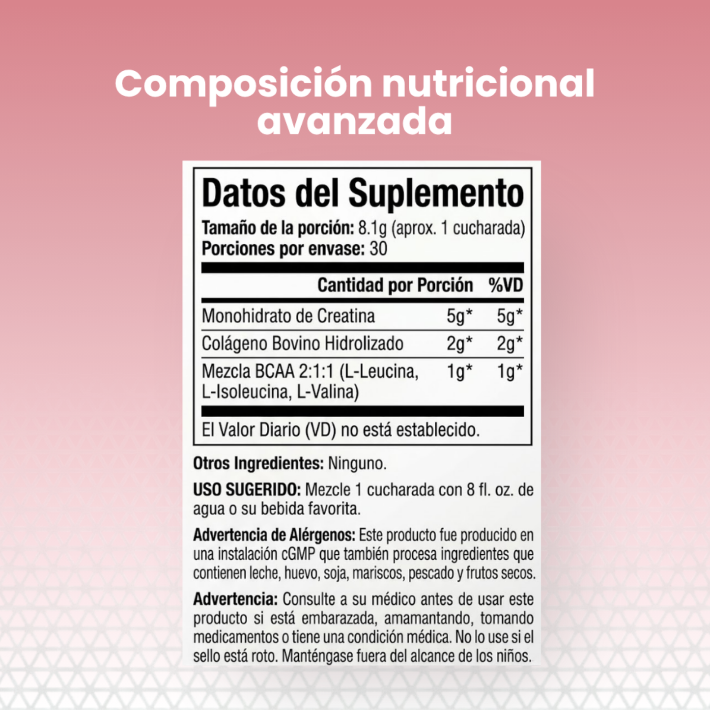 Old School® Monohidrato de creatina para mujeres 2x1!