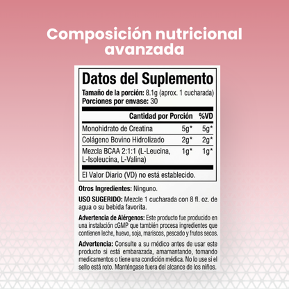 Old School® Monohidrato de creatina para mujeres 2x1!