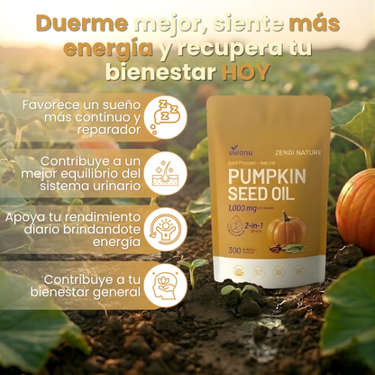 Tienda Oficial | VIVONU® Semilla de Calabaza + Palmito 1000 mg · Fórmula Avanzada de Bienestar Masculino  (Uso diario, cambios progresivos en 7 días) 👨‍⚕️ Apoya salud urinaria, descanso nocturno y vitalidad masculina