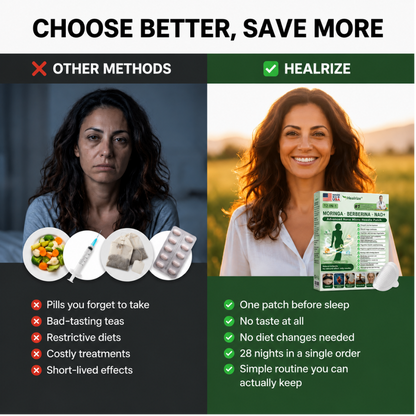 Official Store | Healrize® 2026 12-in-1 Slimming Patch with Moringa & Berberine × NAD+usa(Controls appetite, regulates blood sugar, prevents diabetes, and melts away sagging skin while you sleep)