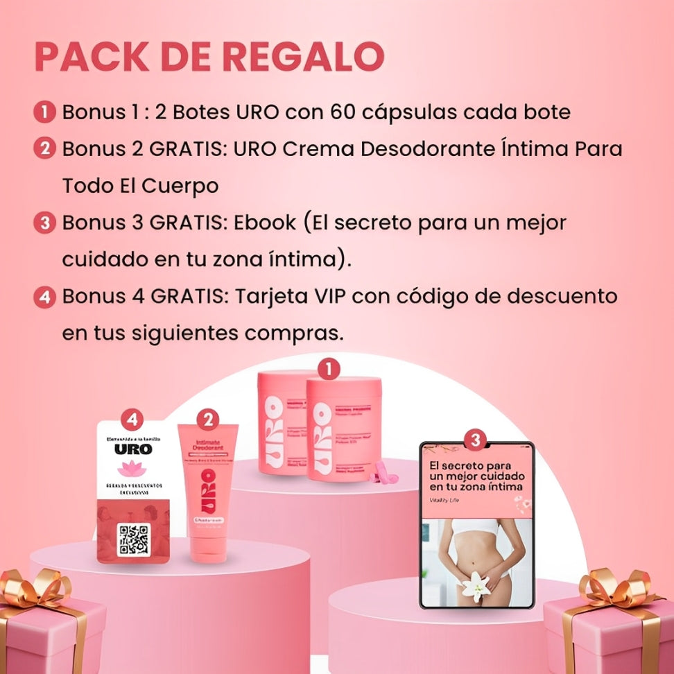 Elimina y previene infecciones en tu zona íntima con URO®