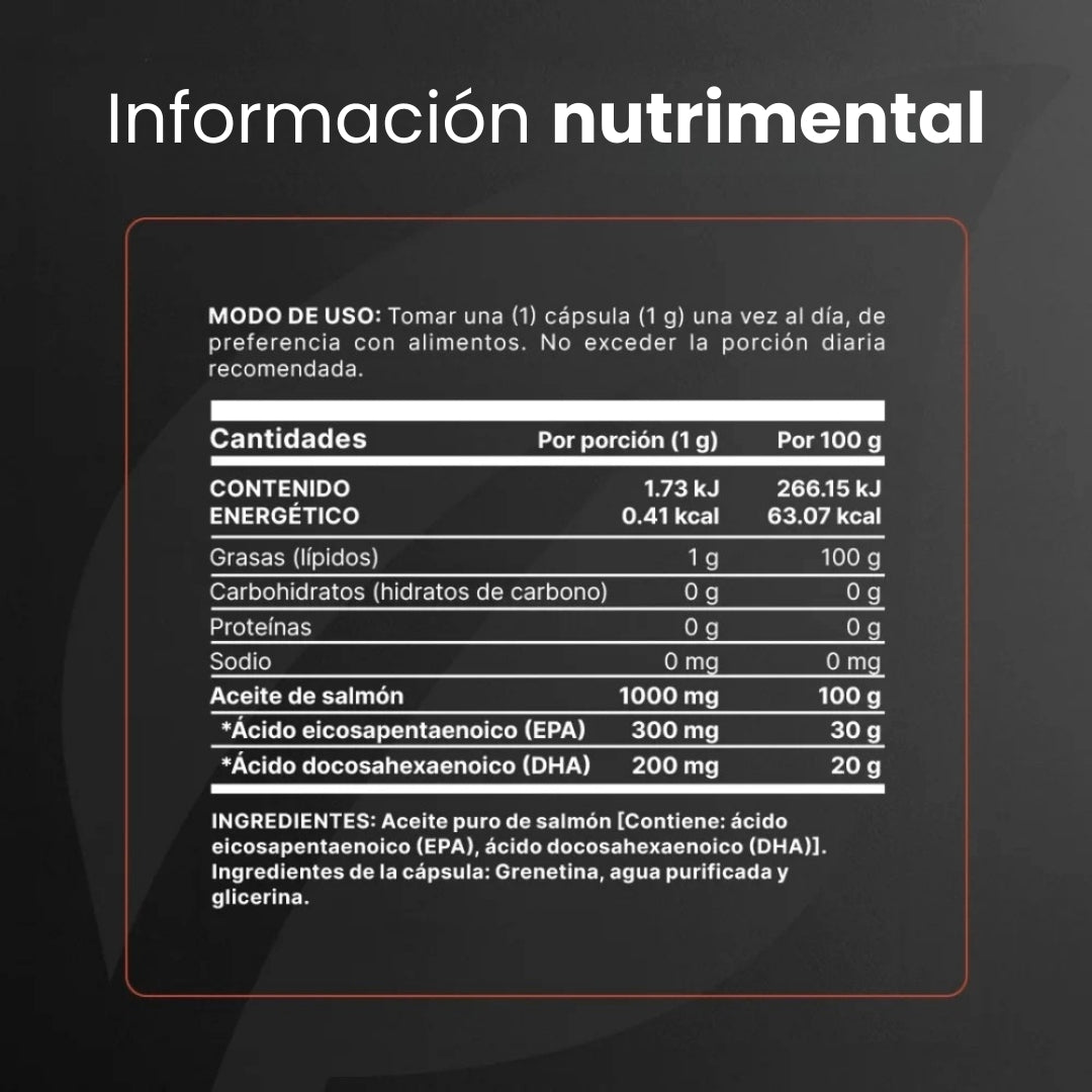 B Life Omega 3 Aceite Puro De Salmón | 90 Cápsulas | Máxima concentración de EPA y DHA | Omega 3 Salmon Oil.