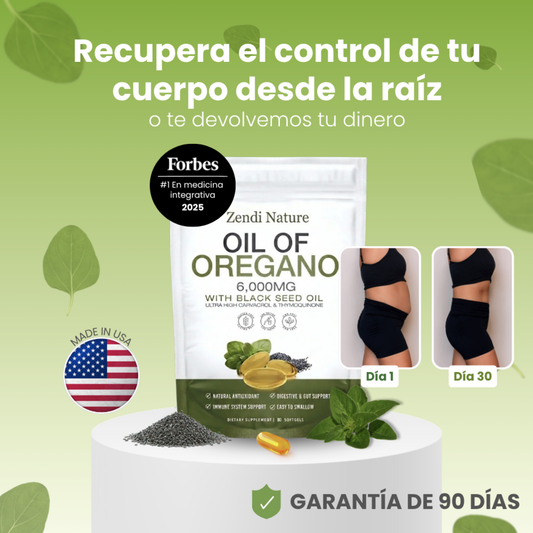 Aceite de Oregano | Recupera Tu Bienestar Digestivo, Desinflama tu Panza y Obtén tu Energía Diaria De Forma Natural Desde el Primer Día