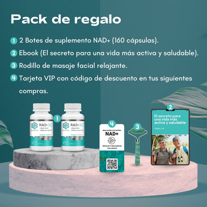 NAD+ QUERCETINA Y RESVERATROL | Restaura tu energía celular, detén el envejecimiento y recupera la vitalidad de tus 30s