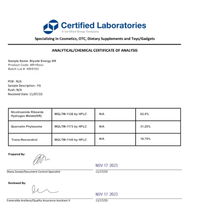 Restaura tu energía, rejuvenece tus células y potencia tu mente con NAD+ RESVERATROL, vive más y mejor