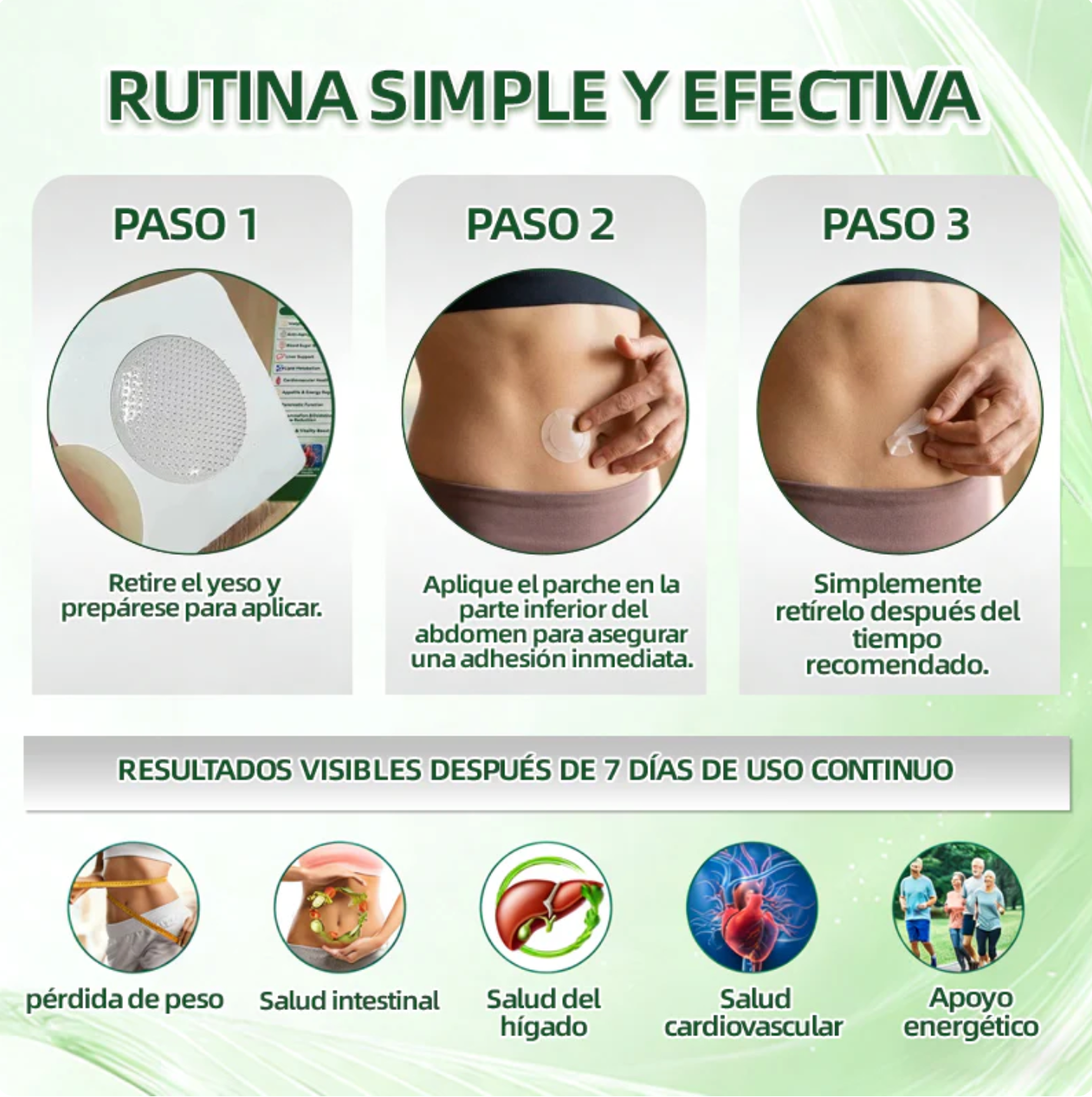 Tienda Oficial | 𝐻𝑒𝑎𝑙𝑟𝑖𝑧𝑒® 𝑴𝒐𝒓𝒊𝒏𝒈𝗮 · 𝐁𝐞𝐫𝐛𝐞𝐫𝐢𝐧𝐞 × 𝙉𝘼𝐃+ 𝟏2-en-1 𝗔𝗱𝘃𝗮𝗻𝗰𝗲𝗱 𝙉𝙖𝙣𝙤 𝙈𝙞𝙘𝙧𝙤𝙣𝙚𝙚𝐝𝐥𝐞 𝐏𝐚𝑡𝑐𝚑 🇲🇽 (Solo una vez al día, cambios visibles en 7 días) 👨‍⚕️ Para obesidad, piel flácida, diabetes, apnea del sueño, problemas articulares y más💝