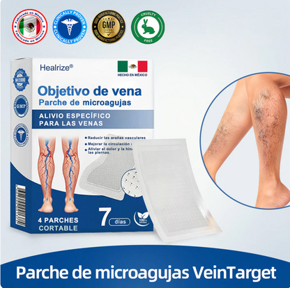 Tienda Oficial | 𝐻𝑒𝑎𝑙𝑟𝑖𝑧𝑒® Piernas Ligeras 12-en-1 🩹 Advanced Nano Microneedle Patch 🇲🇽 (Una vez al día · resultados en 7 días) 👨‍⚕️ Para várices, Reduce arañitas, mejora circulación, alivia piernas cansadas  y esa pesadez que no te deja estar cómoda 💝