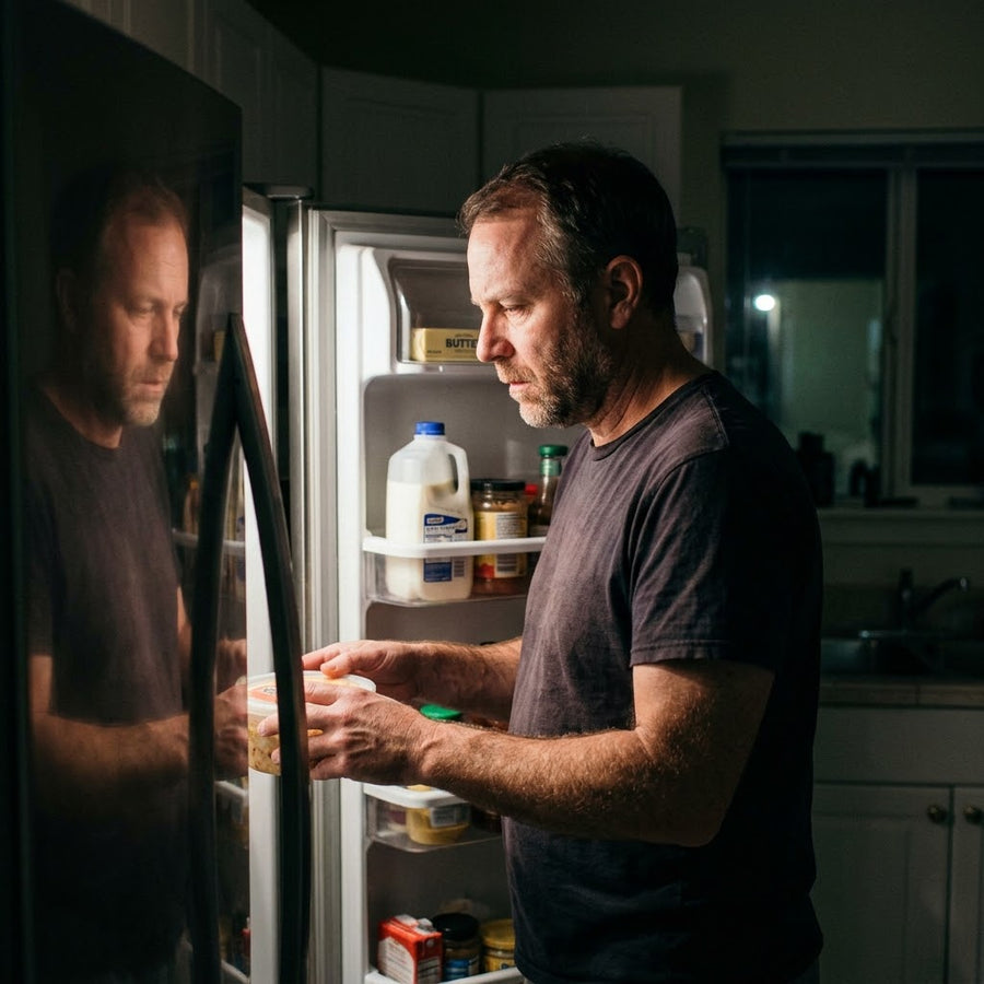 Los antojos nocturnos y la cerveza no son "vida social" — es tu glucosa descontrolada