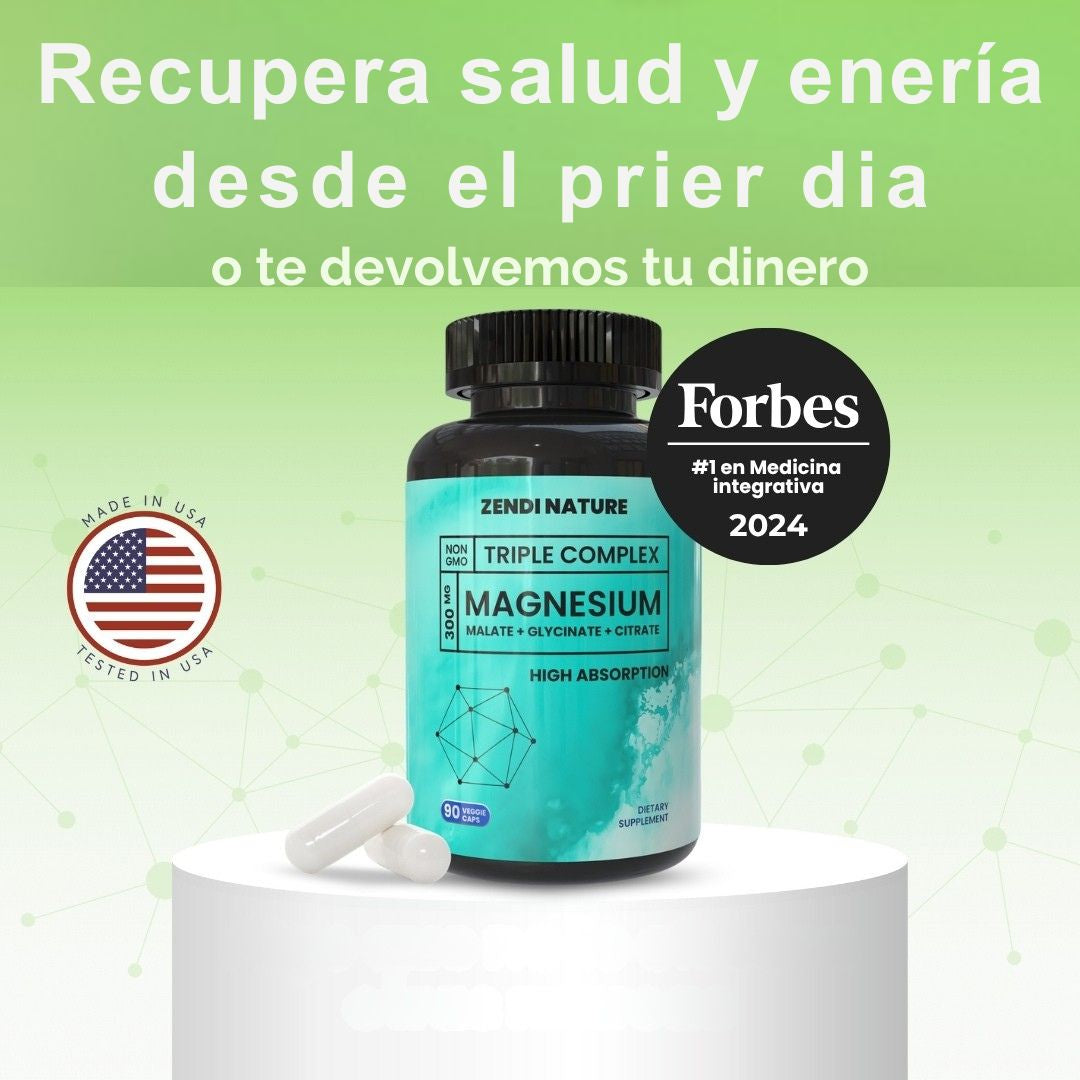 MAGNESIUM® TRIPLE COMPLEX - Salud y energía desde la primer semana